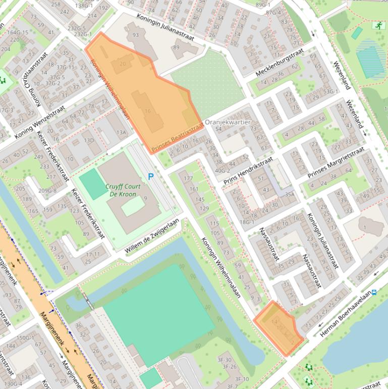 Kaart van postcodegebied 7415KS.