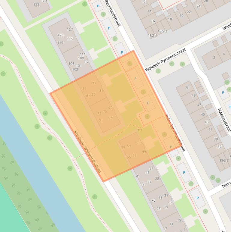 Kaart van postcodegebied 7415KV.