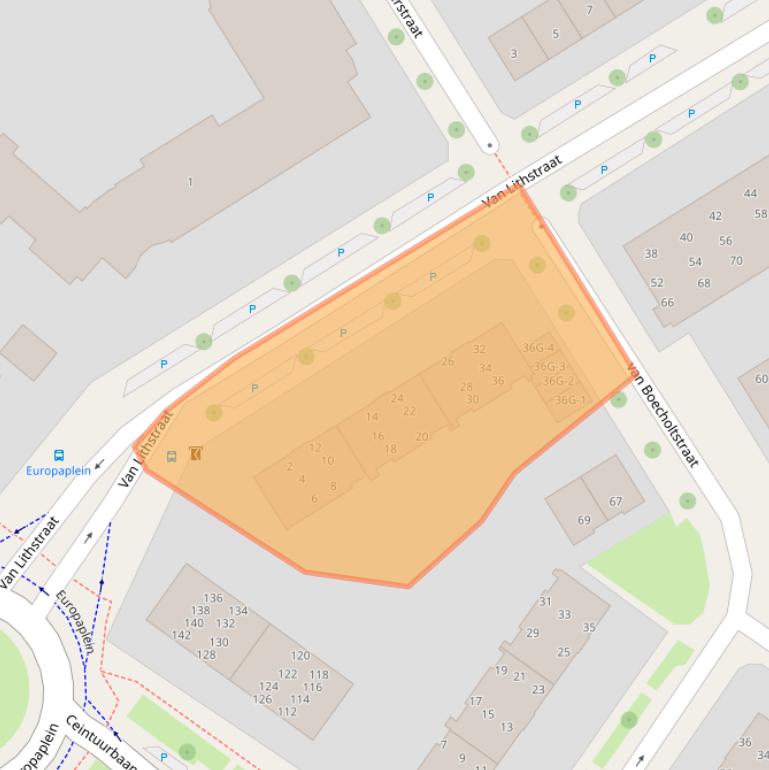 Kaart van postcodegebied 7415LB.