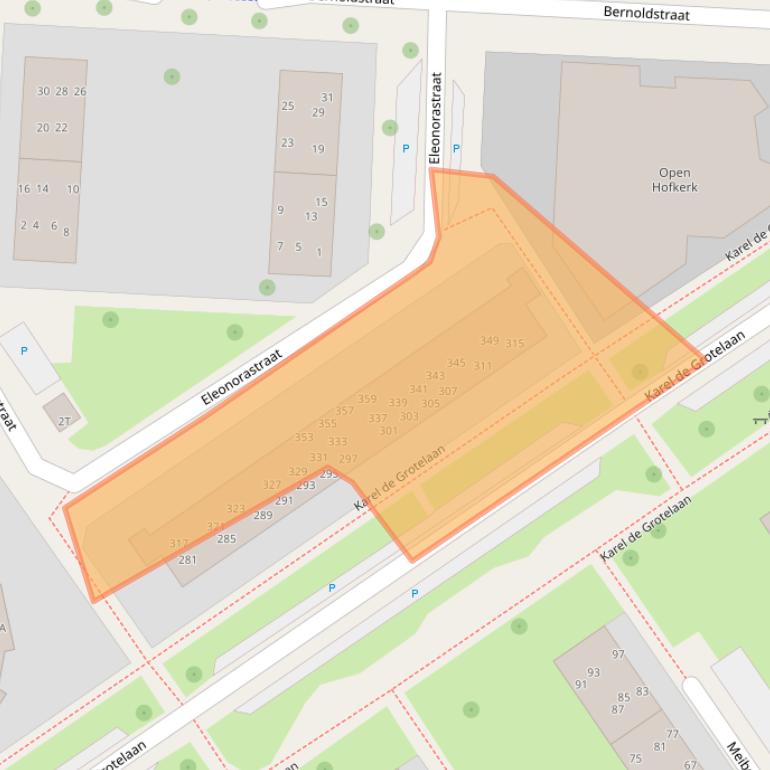 Kaart van postcodegebied 7415LX.