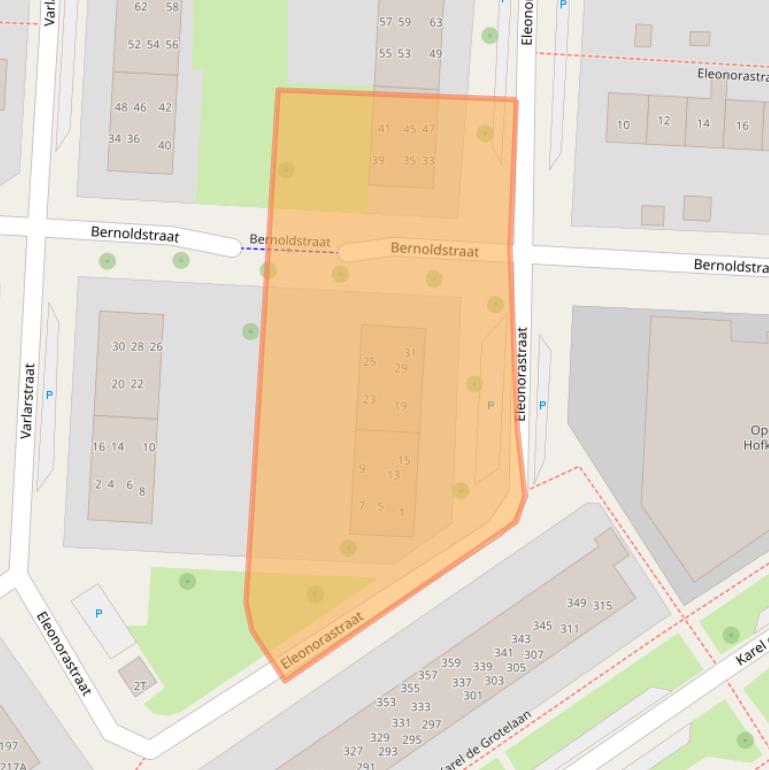 Kaart van postcodegebied 7415MC.