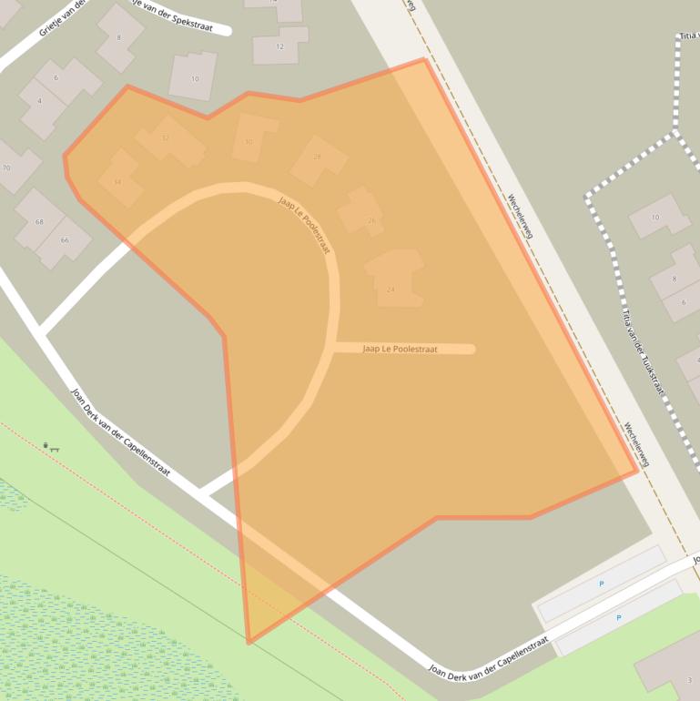 Kaart van postcodegebied 7415NV.