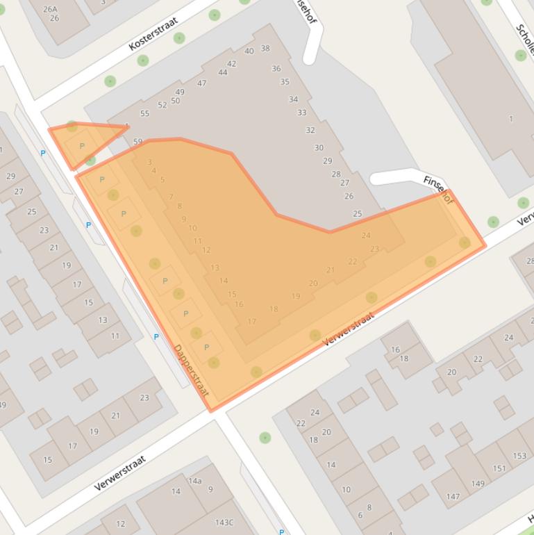 Kaart van postcodegebied 7415RM.