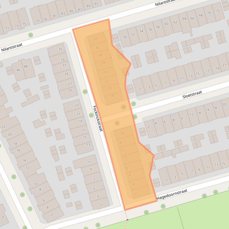 Kaart van postcodegebied 7415RX.