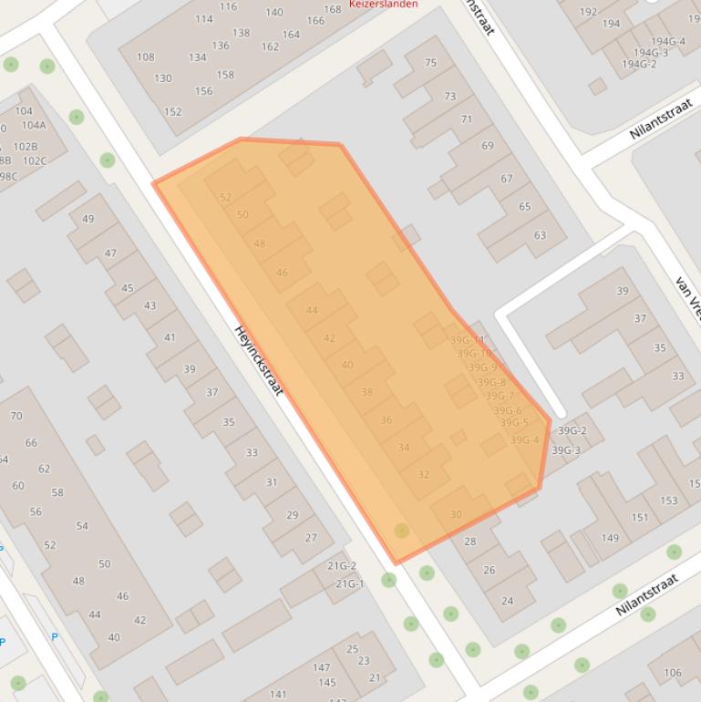 Kaart van postcodegebied 7415SP.