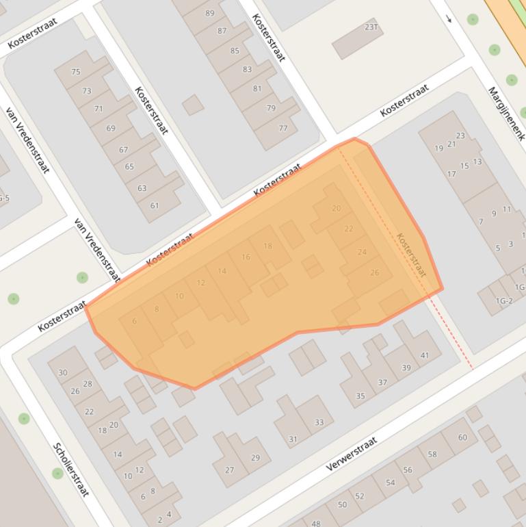 Kaart van postcodegebied 7415SV.