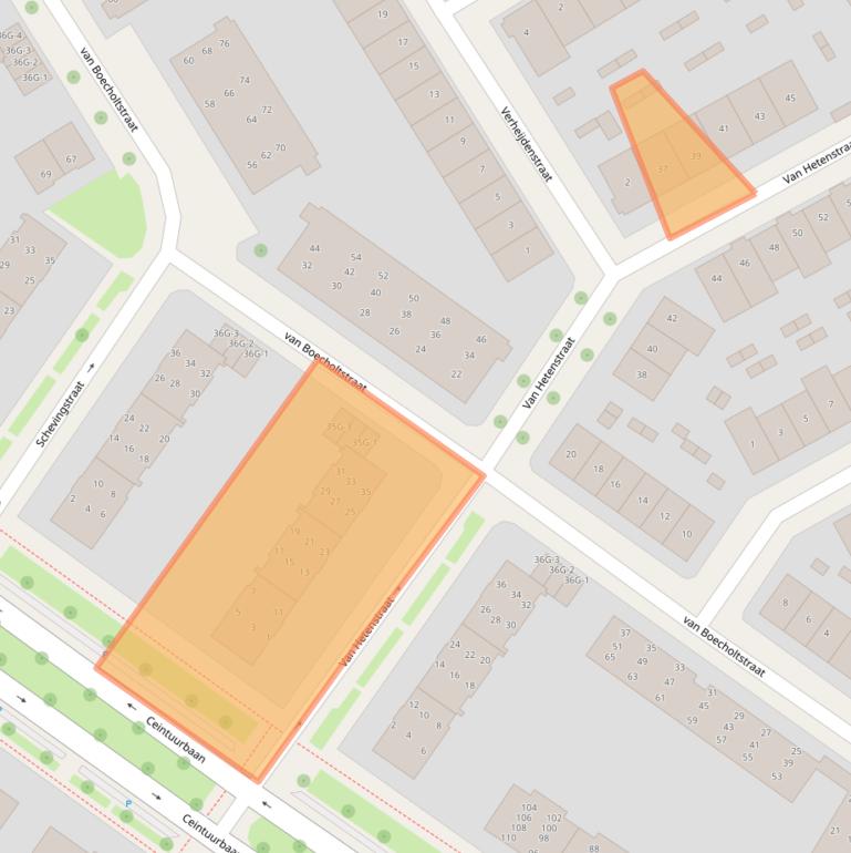 Kaart van postcodegebied 7415TS.