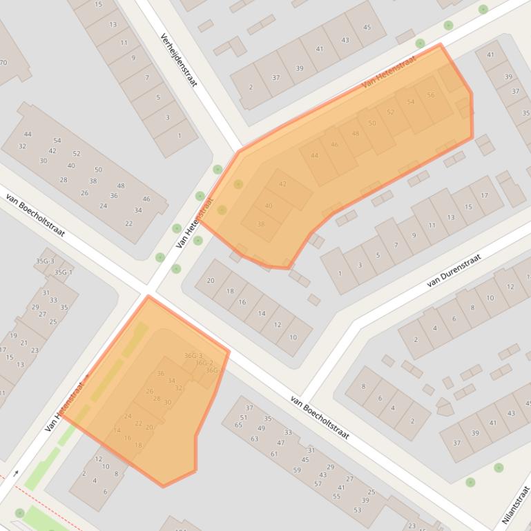 Kaart van postcodegebied 7415TV.