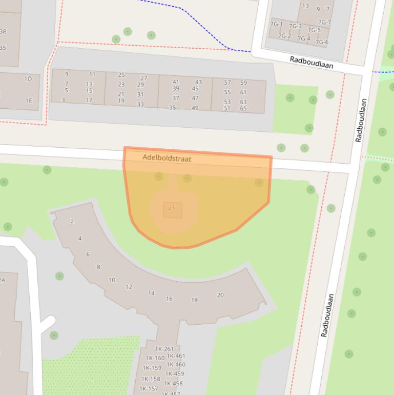 Kaart van postcodegebied 7415VE.