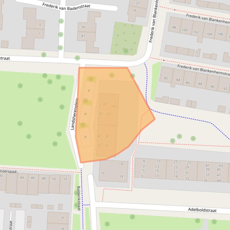 Kaart van postcodegebied 7415VK.
