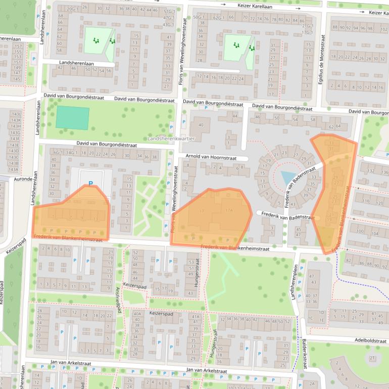 Kaart van postcodegebied 7415VS.