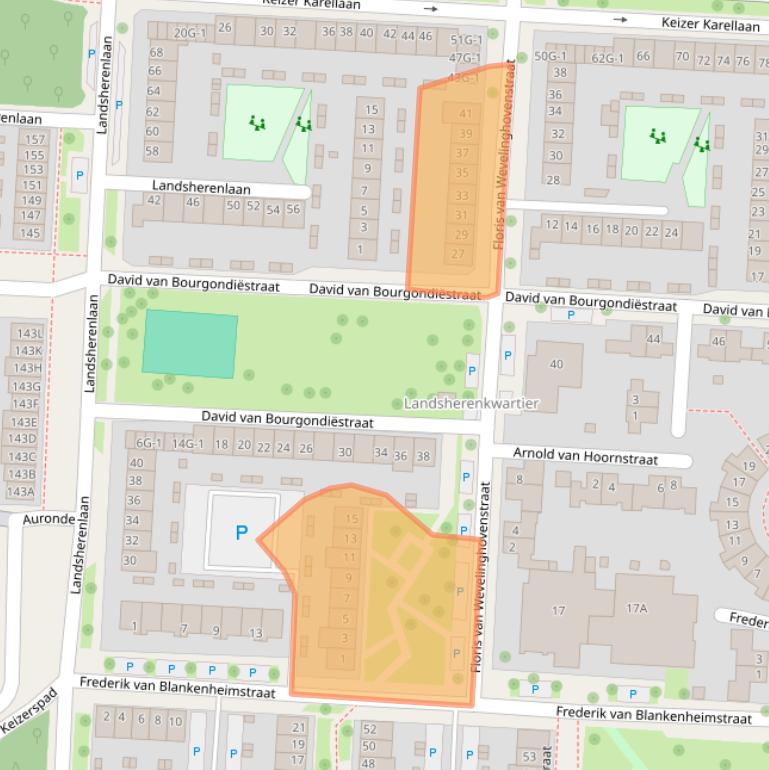 Kaart van postcodegebied 7415XT.