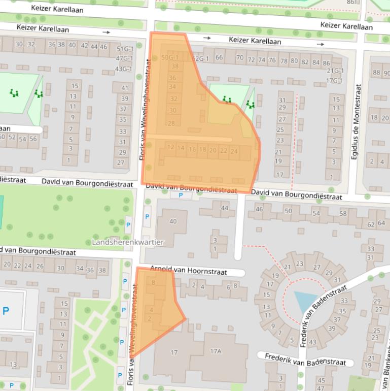 Kaart van postcodegebied 7415XV.
