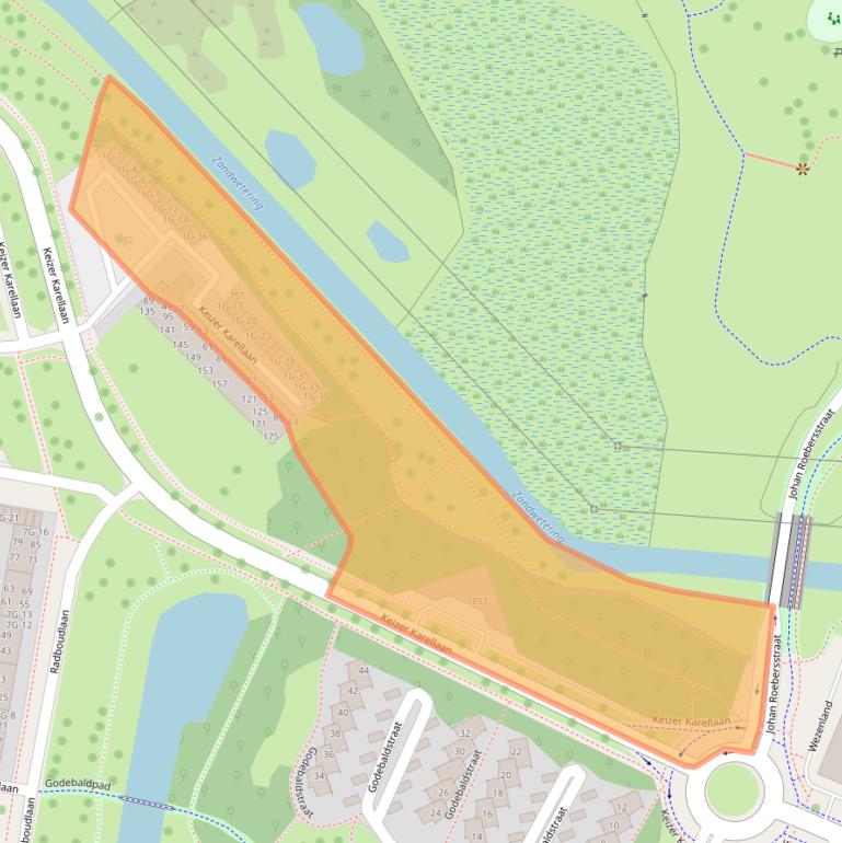 Kaart van postcodegebied 7415ZC.