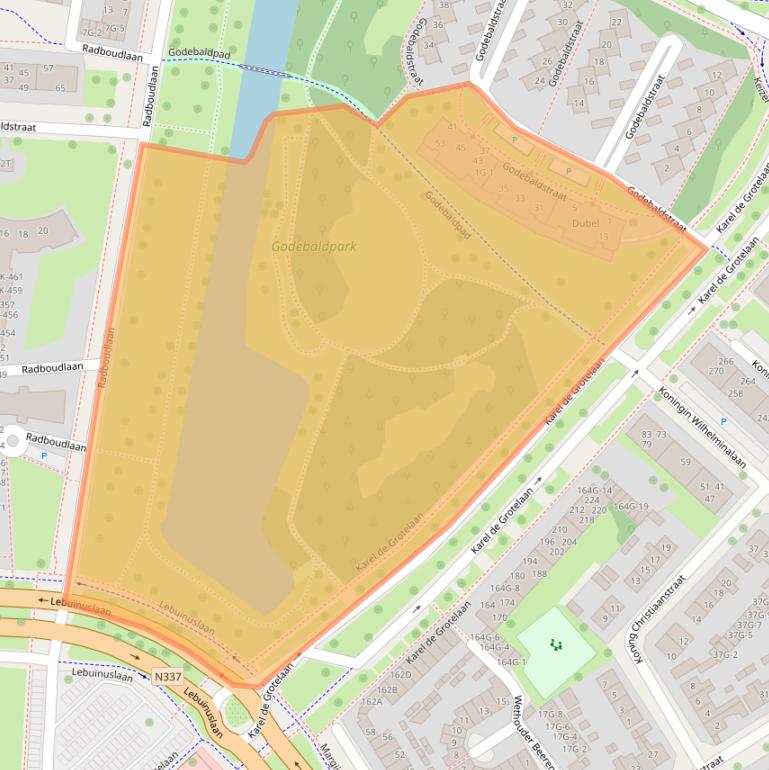 Kaart van postcodegebied 7415ZM.