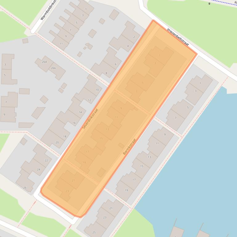 Kaart van postcodegebied 7416SH.