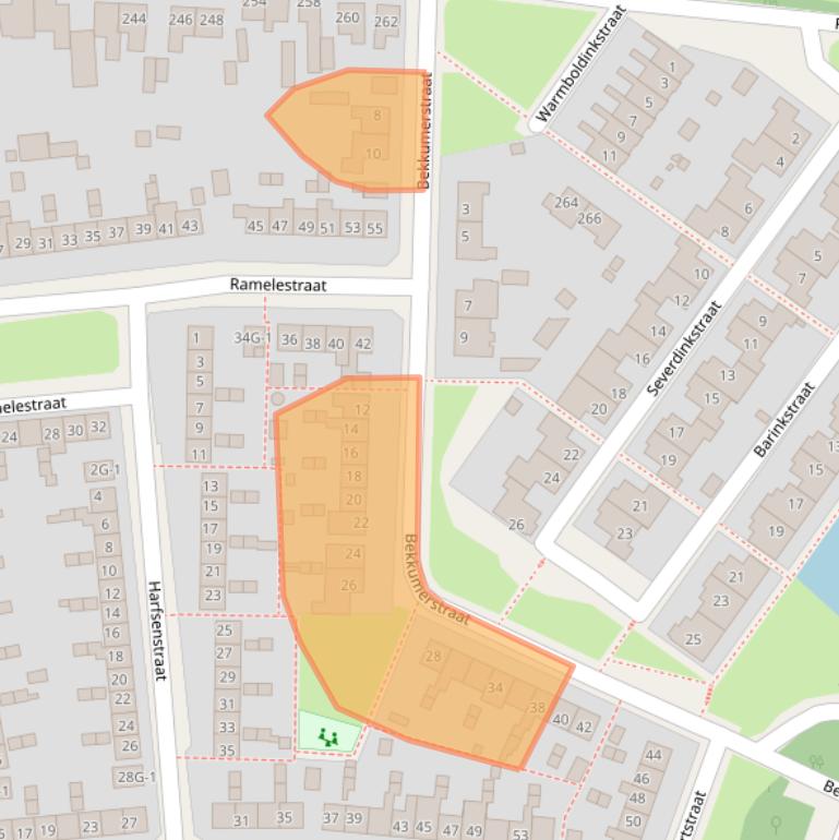 Kaart van postcodegebied 7416ZP.