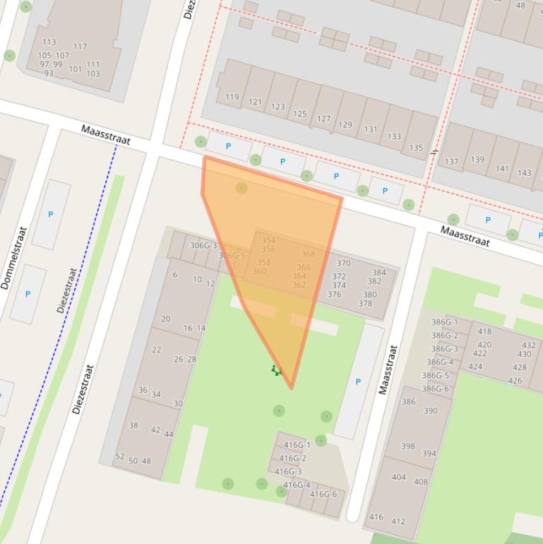 Kaart van postcodegebied 7417AV.