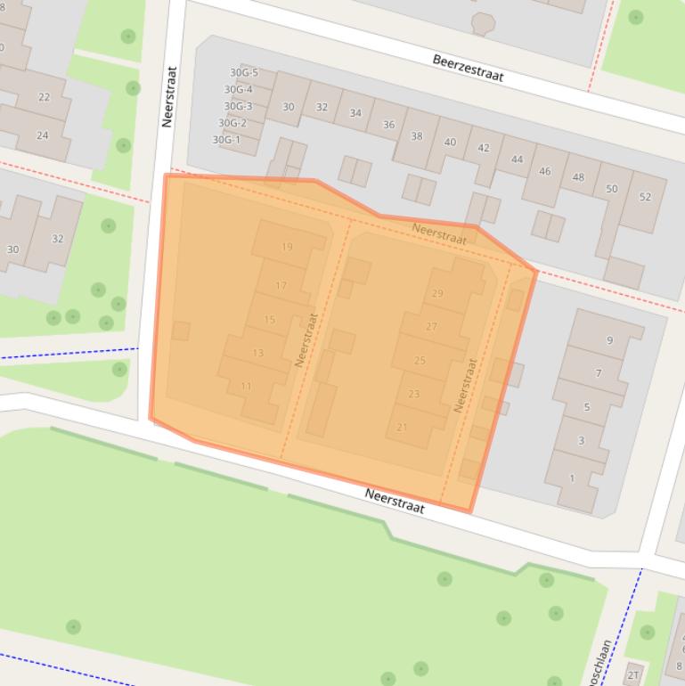 Kaart van postcodegebied 7417BM.