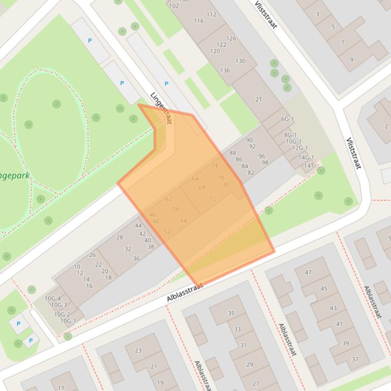 Kaart van postcodegebied 7417BW.