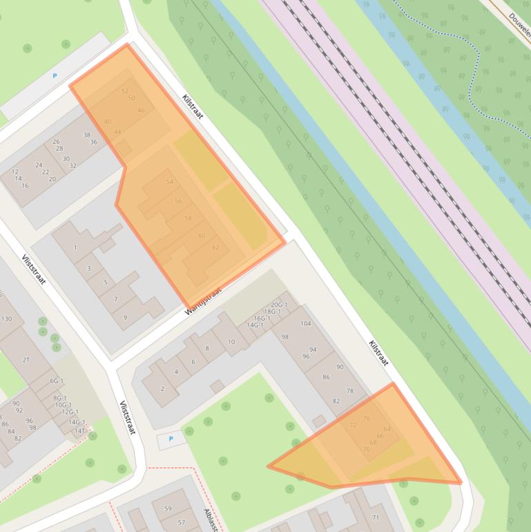 Kaart van postcodegebied 7417CE.