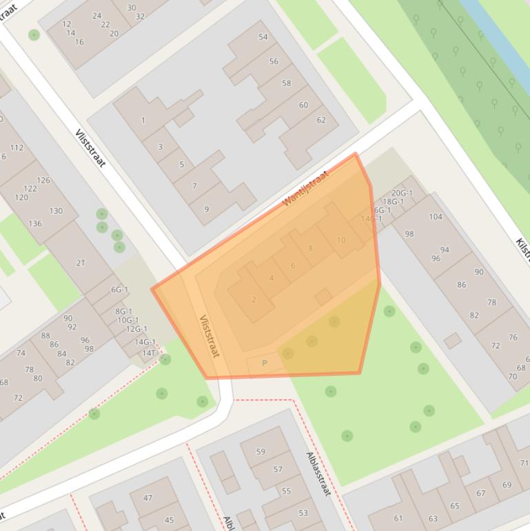 Kaart van postcodegebied 7417CH.