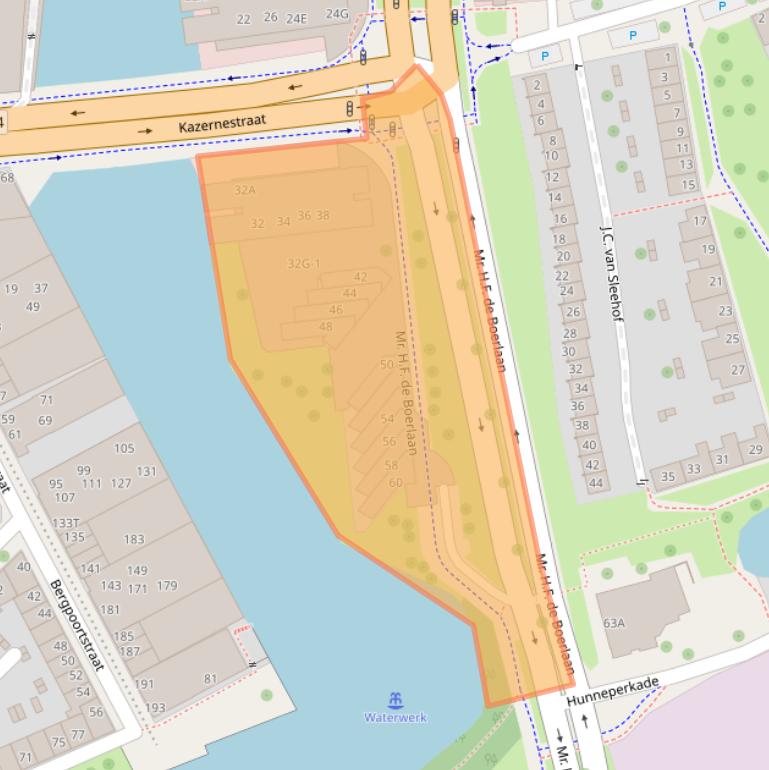 Kaart van postcodegebied 7417DB.