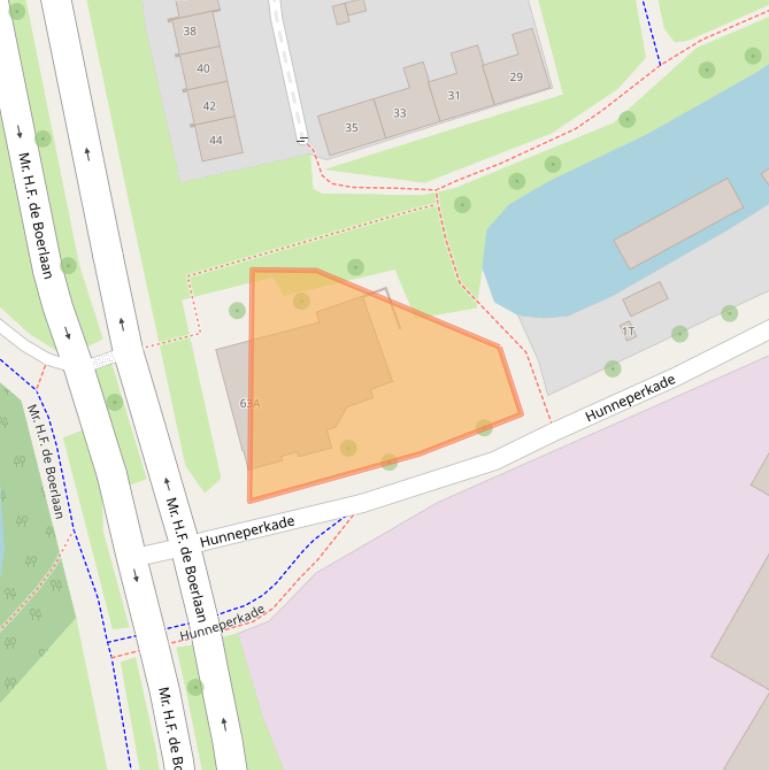 Kaart van postcodegebied 7417DD.