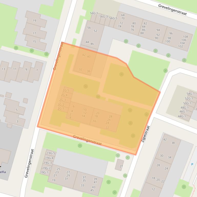 Kaart van postcodegebied 7417TB.