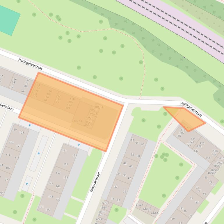 Kaart van postcodegebied 7417TJ.