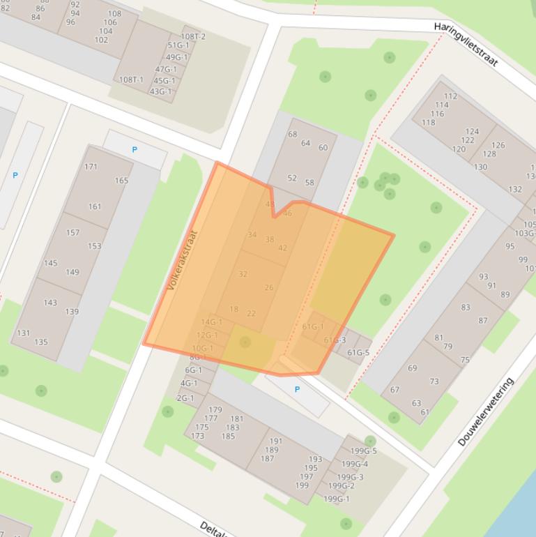 Kaart van postcodegebied 7417TN.