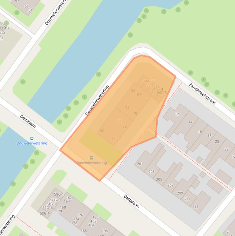 Kaart van postcodegebied 7417TW.