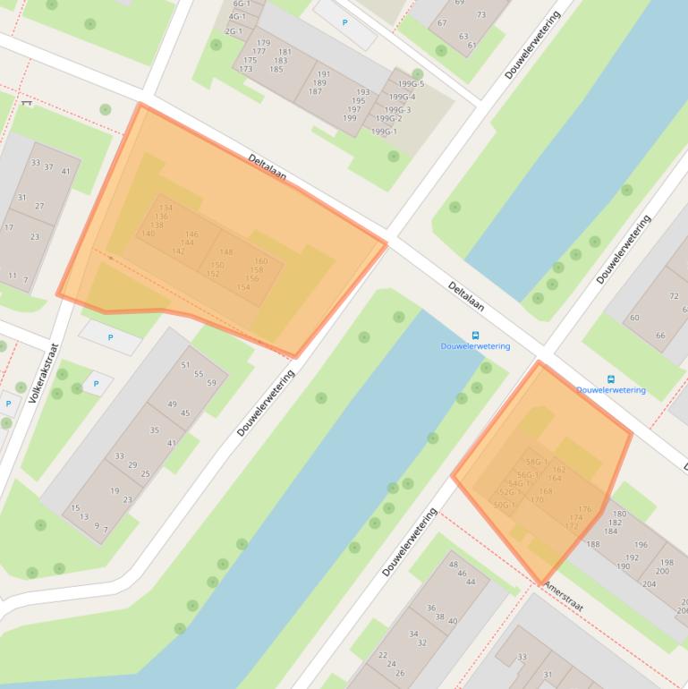 Kaart van postcodegebied 7417VL.