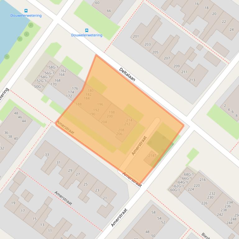 Kaart van postcodegebied 7417VM.