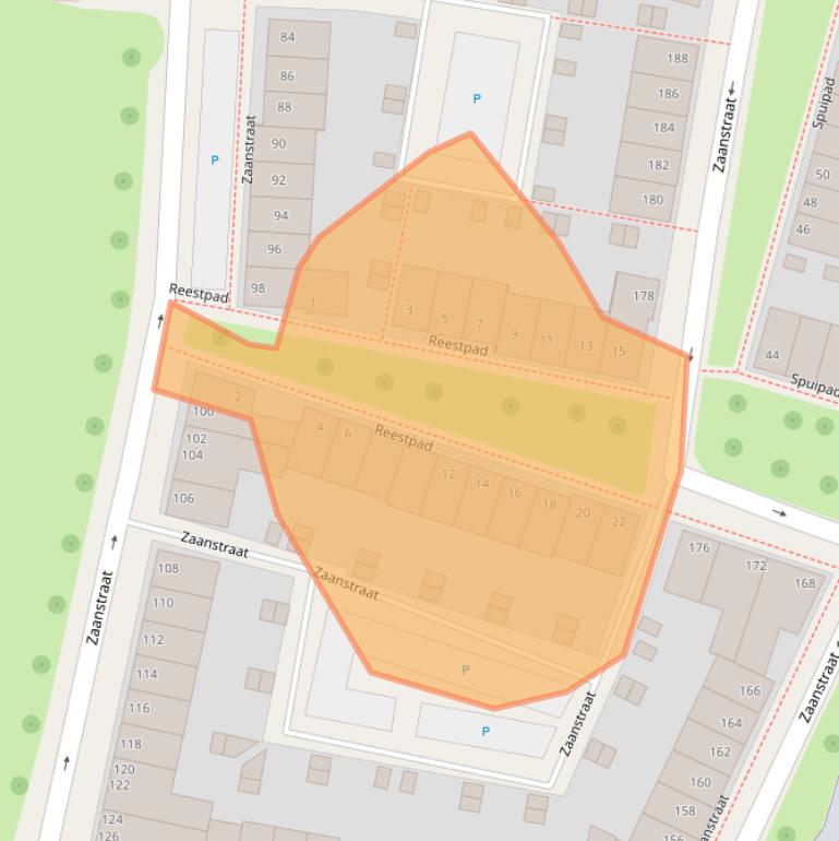 Kaart van postcodegebied 7417WW.