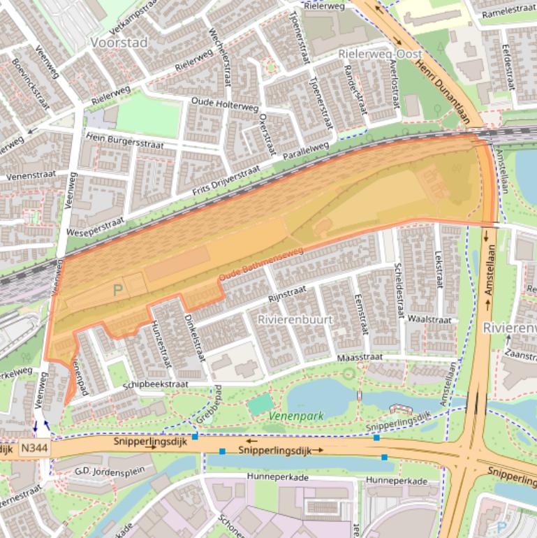 Kaart van postcodegebied 7417XA.