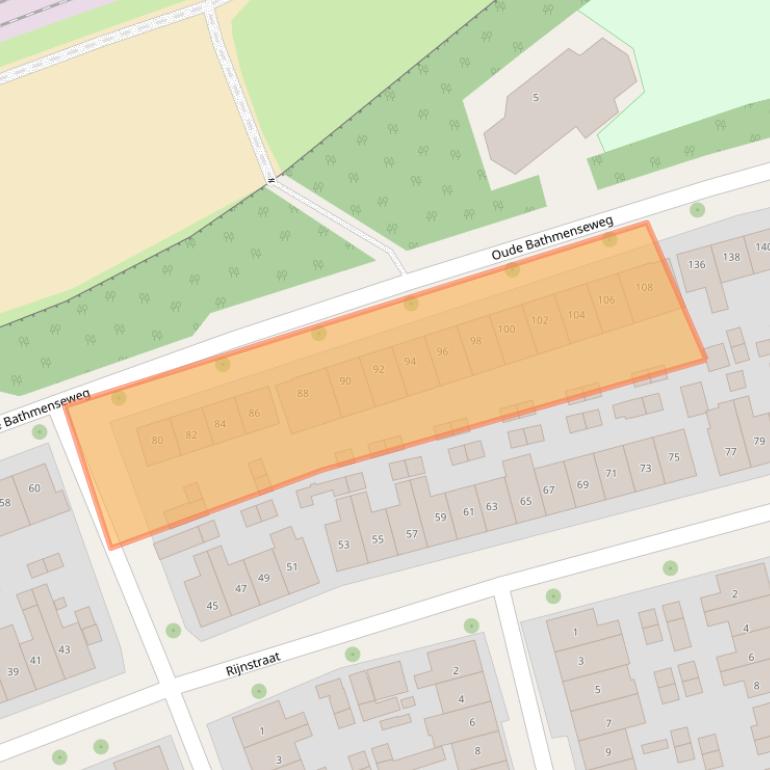 Kaart van postcodegebied 7417XC.