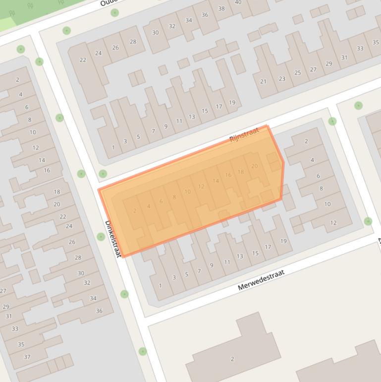 Kaart van postcodegebied 7417XN.