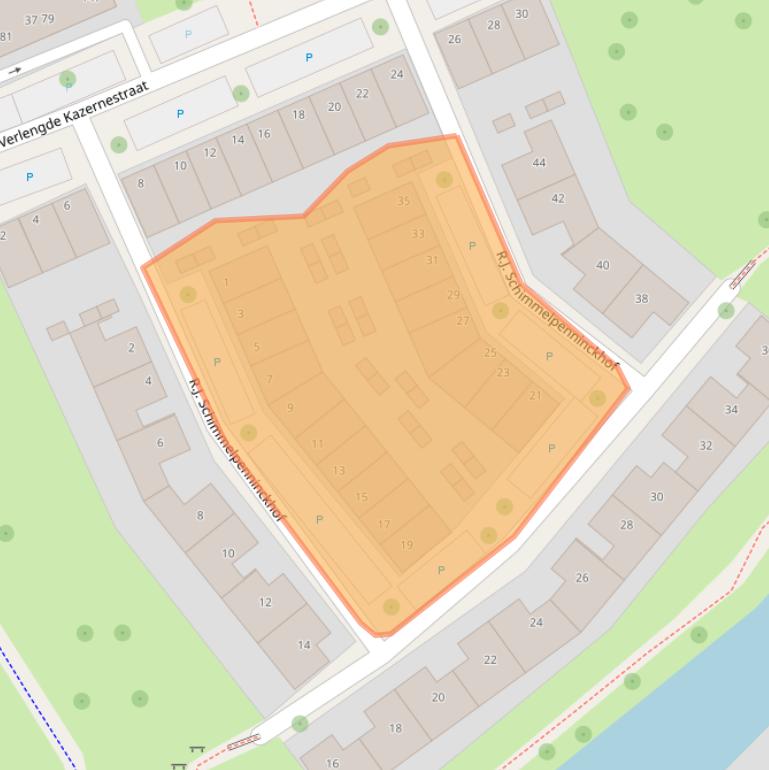 Kaart van postcodegebied 7417ZB.