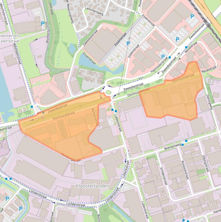 Kaart van postcodegebied 7418BH.