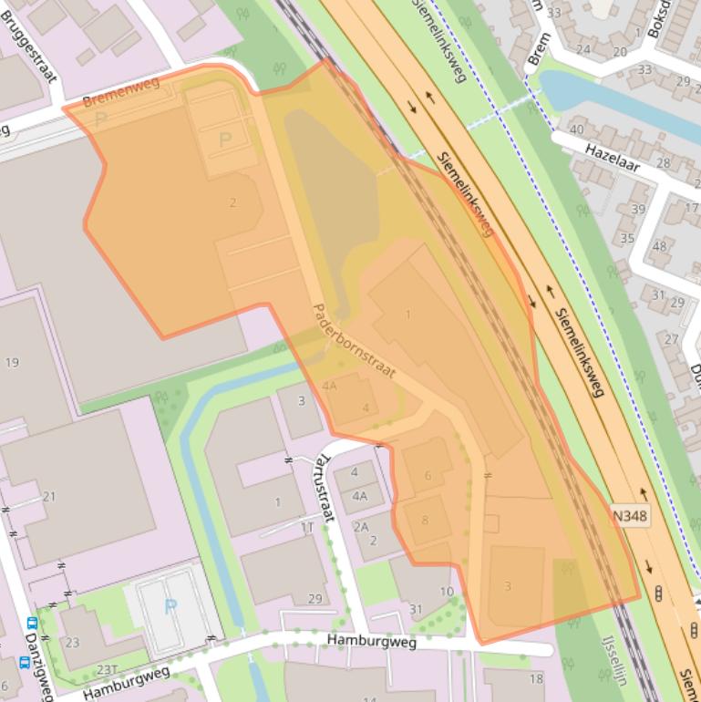 Kaart van postcodegebied 7418BP.