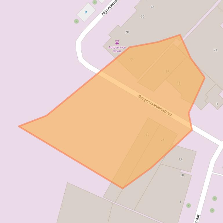 Kaart van postcodegebied 7418BW.