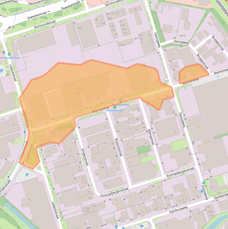 Kaart van postcodegebied 7418EJ.
