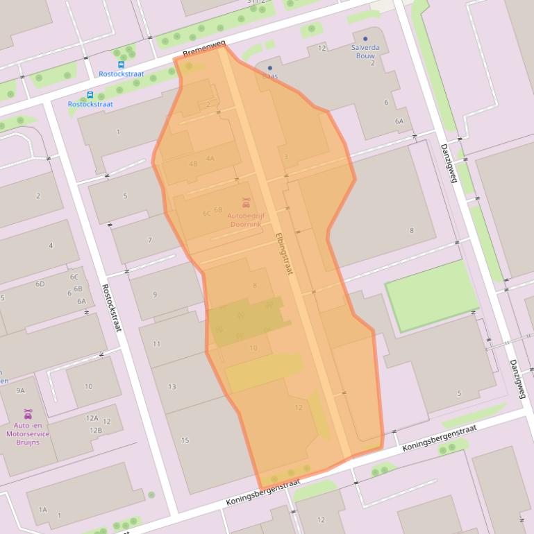 Kaart van postcodegebied 7418EP.