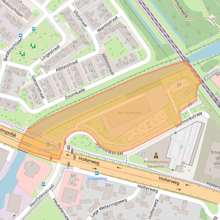 Kaart van postcodegebied 7418GH.