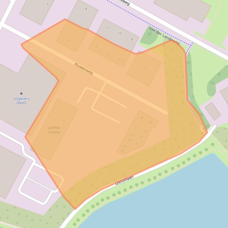 Kaart van postcodegebied 7418HK.