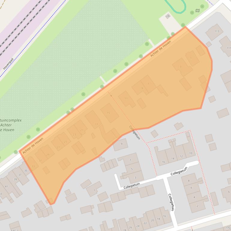 Kaart van postcodegebied 7419AE.