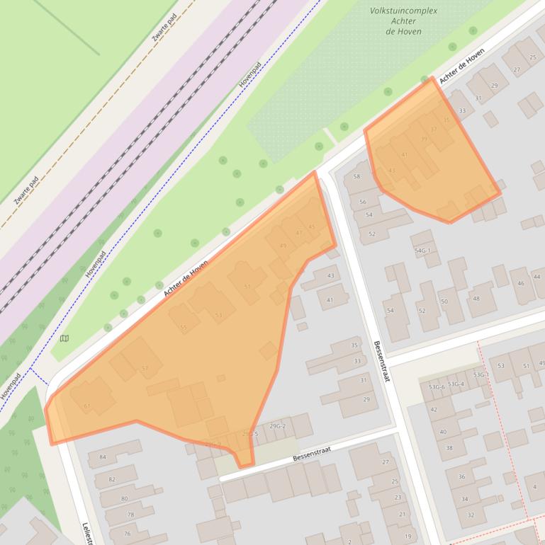 Kaart van postcodegebied 7419AG.