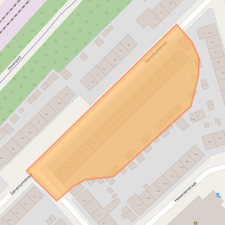 Kaart van postcodegebied 7419AH.