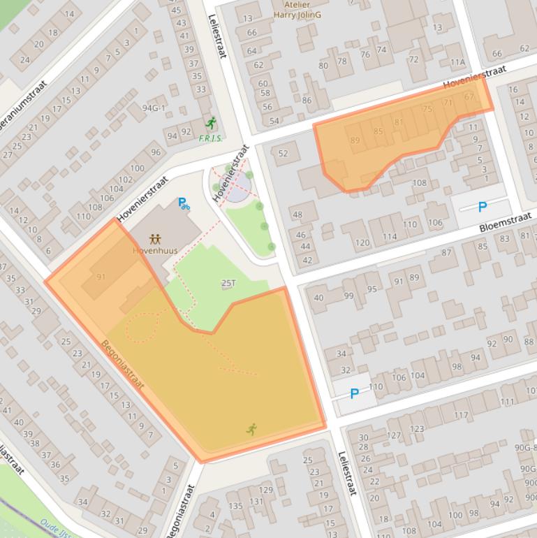 Kaart van postcodegebied 7419CC.